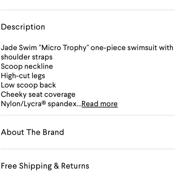 Jade Swimsuit NWOT - Picture 8 of 11